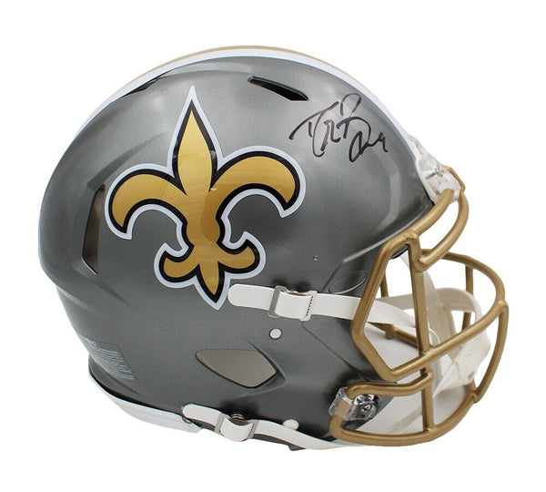 Drew Brees Signed New Orleans Saints Speed Authentic Flash NFL Helmet