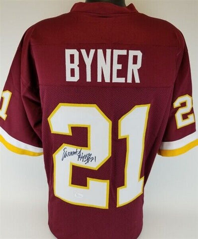 Earnest Byner Signed Washington Redskins Jersey (JSA COA) 2xSuper Bowl Champion
