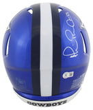Cowboys Michael Irvin Signed Flash Full Size Speed Proline Helmet BAS Witnessed