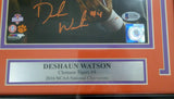 DESHAUN WATSON AUTOGRAPHED SIGNED FRAMED 8X10 PHOTO CLEMSON BECKETT 123682