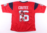 Keke Coutee Signed Houston Texans Jersey with Screen-Printed Photo (JSA COA) W.R