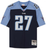 FRMD Eddie George Tennessee Titans Signed Throwback Mitchell & Ness Rep Jersey