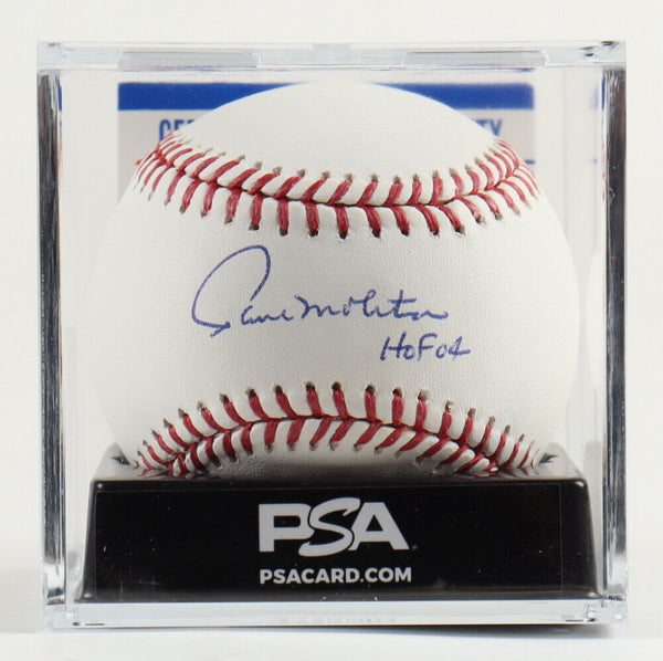 Autographed/Signed Paul Molitor Milwaukee Pinstirpe Baseball