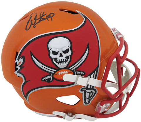 Warren Sapp Signed Buccaneers FLASH Riddell Full Size Speed Rep Helmet -(SS COA)