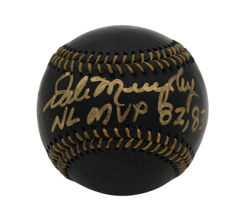 Dale Atlanta Braves Rawlings OML Black MLB baseball-"82,83 NL MVP"