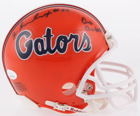 Jordan Scarlett Signed Florida Gators Mini-Helmet Inscribed "Go Gators!" (JSA)