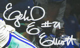 Ezekiel Elliott Signed Framed Dallas Cowboys 11x14 Dive Photo Fanatics