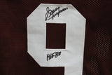 Sonny Jurgensen Autographed/Signed Pro Style Red XL Jersey Beckett 35514