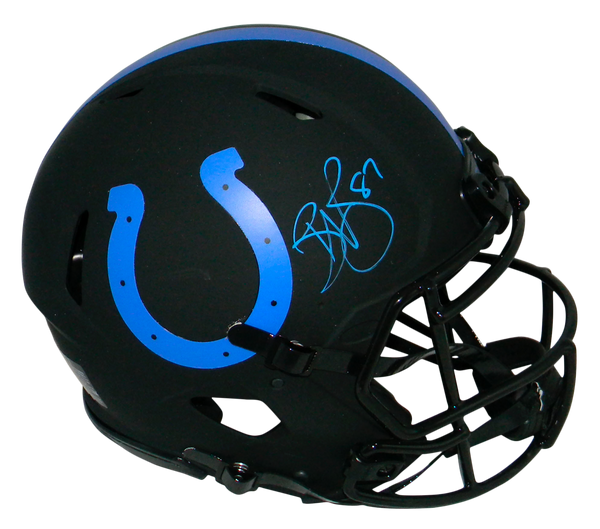 REGGIE WAYNE SIGNED INDIANAPOLIS COLTS ECLIPSE AUTHENTIC SPEED HELMET BECKETT