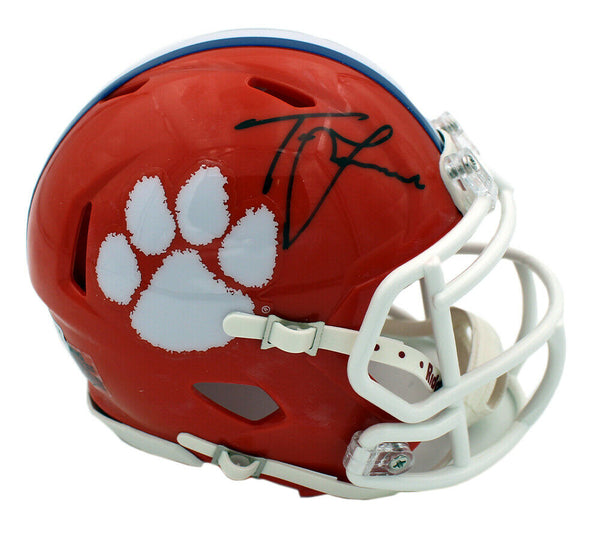 Trevor Lawrence Signed Clemson Tigers Speed NCAA Mini Helmet