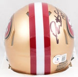 Deion Sanders Signed San Francisco 49ers Speed Mini Helmet w/HOF-Beckett W Holo