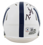 Kwity Paye Signed Indianapolis Colts Mini Helmet (Beckett) 2021 1st Round Pck