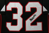 BUDDA BAKER (Cardinals black TOWER) Signed Autographed Framed Jersey JSA