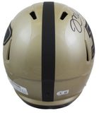 Purdue Mike Alstott A-Train Authentic Signed Full Size Speed Rep Helmet BAS Wit