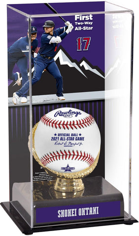 Shohei Ohtani Angels 2021 ASG First Two-Way All-Star Display Case w/Image
