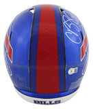 Bills Cole Beasley Bills Mafia Signed Flash Full Size Speed Proline Helmet BAS W