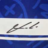 Autographed/Signed Luka Modric Real Madrid Blue Soccer Jersey Beckett BAS COA