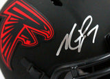 Michael Vick Autographed Falcons Eclipse Speed Mini Helmet-Beckett W Hologram