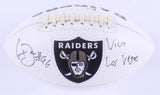 Clelin Ferrell Signed Raiders Logo Football Inscribed "Viva Las Vegas" (Beckett)
