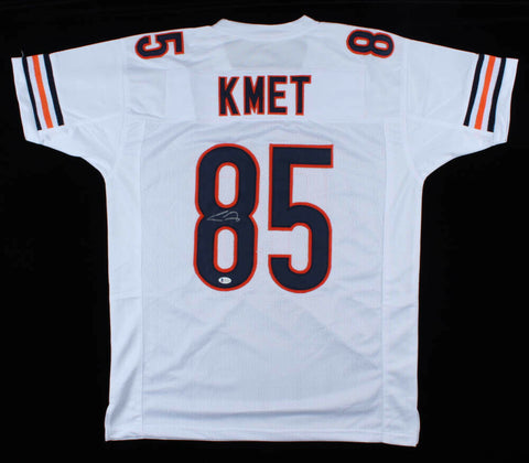 Cole Kmet Signed Bears Jersey (Beckett COA) Chicago's 1st Rnd Draft Pk 2020 T.E.