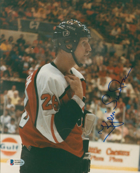 Flyers Kjell Samuelsson Authentic Signed 8x10 Photo Autographed BAS #AA48130