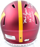 Williams Rypien Theismann Signed Commanders F/S Speed Helmet W/SB Ins.-Beckett W