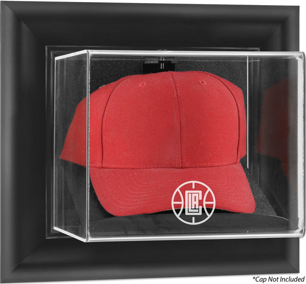 LA Clippers Black Framed Wall- Cap Display Case - Fanatics