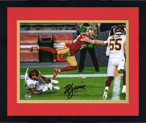 Framed Kyle Juszczyk San Francisco 49ers Signed 8" x 10" Endzone Dive Photo