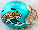 Fred Taylor Autographed Jaguars F/S Flash Speed Helmet-Beckett W Hologram *White