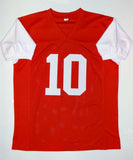 Demarcus Ayers Autographed Red College Style Jersey With Go Coogs- JSA W Auth