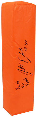 Austin Ekeler Signed Champro Orange Endzone Pylon w/Pound For Pound - (SS COA)