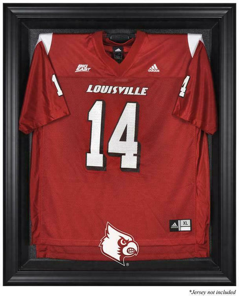 Louisville Cardinals Brown Framed Logo Jersey Display Case