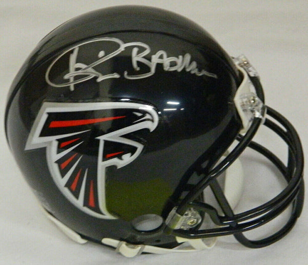 ANDRE RISON Signed Atlanta Falcons Black Riddell Mini Helmet w/Bad Moon - SS
