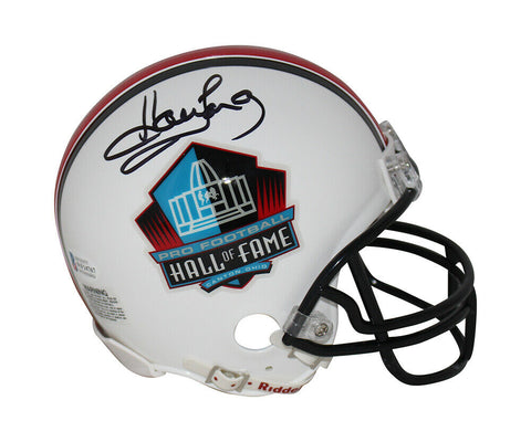 Howie Long Autographed/Signed Hall of Fame Mini Helmet BAS 31446