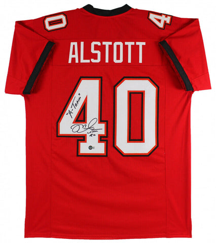 Mike Alstott Signed Tampa Bay Buccaneers Jersey Inscribed "A-Train" (Beckett)