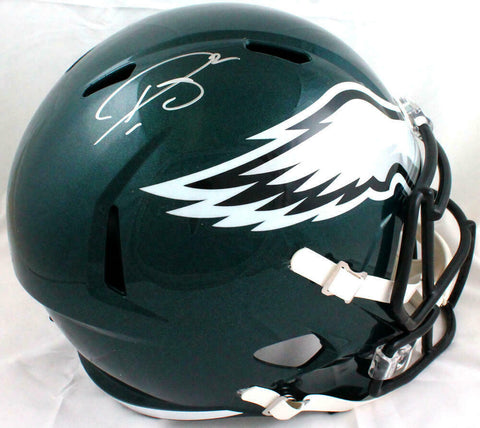 Darius Slay Autographed Philadelphia Eagles F/S Speed Helmet-JSA W *Silver
