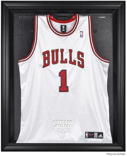 Chicago Bulls Black Framed Team Logo Jersey Display Case - Fanatics