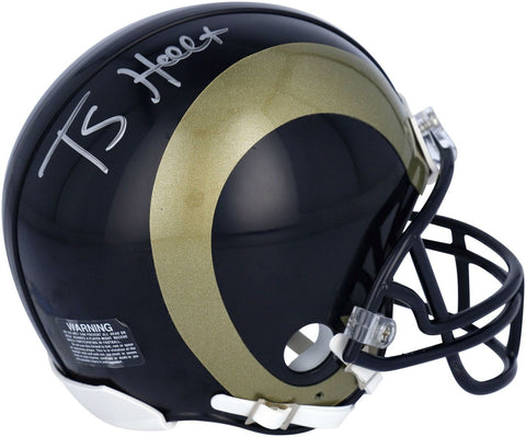 Torry Holt St. Louis Rams Signed Riddell 2000-2016 Throwback VSR4 Mini Helmet