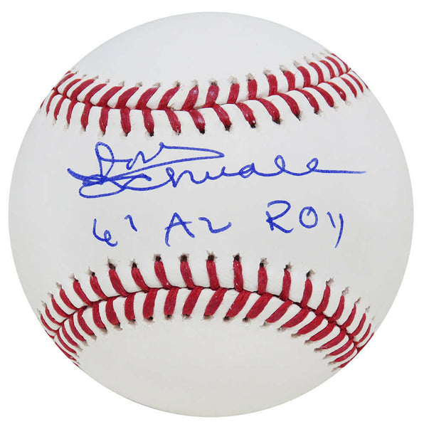 Don Schwall Signed Rawlings Official MLB Baseball w/61 AL ROY - (SCHWARTZ COA)