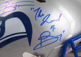Brian Bosworth Signed Seahawks F/S 83-01 Speed Authentic Helmet w/Insc.-BAW Holo