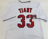 Luis Tiant Signed Cleveland Indians Jersey (JSA COA) 3xAll Star Game Pitcher