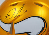 Dalvin Cook Signed Vikings Flash Speed Mini Helmet #4-Beckett W Hologram *Black