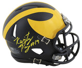 Michigan Kwity Paye Authentic Signed Speed Mini Helmet Autographed BAS Witnessed