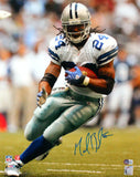 Marion Barber Autographed Dallas Cowboys 16x20 Running Photo-Beckett W Hologram