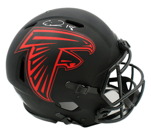 Calvin Ridley Signed Atlanta Falcons Speed Authentic Eclipse NFL Helmet