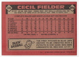 Cecil Fielder autographed Blue Jays 1986 Topps Rookie Card #386 -SS COA/HOLO