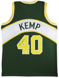 Shawn Kemp Authentic Signed Green Pro Style Jersey Autographed JSA Witness