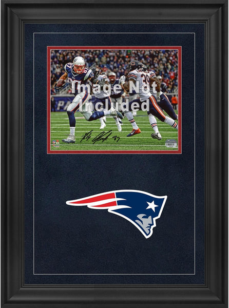 New England Patriots Deluxe 8x10 Horizontal Photo Frame w/Team Logo