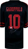 Framed Jimmy Garoppolo San Francisco 49ers Autographed Black Nike Game Jersey