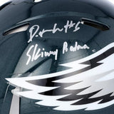 DeVonta Smith Philadelphia Eagles Autographed Riddell Speed Authentic Helmet